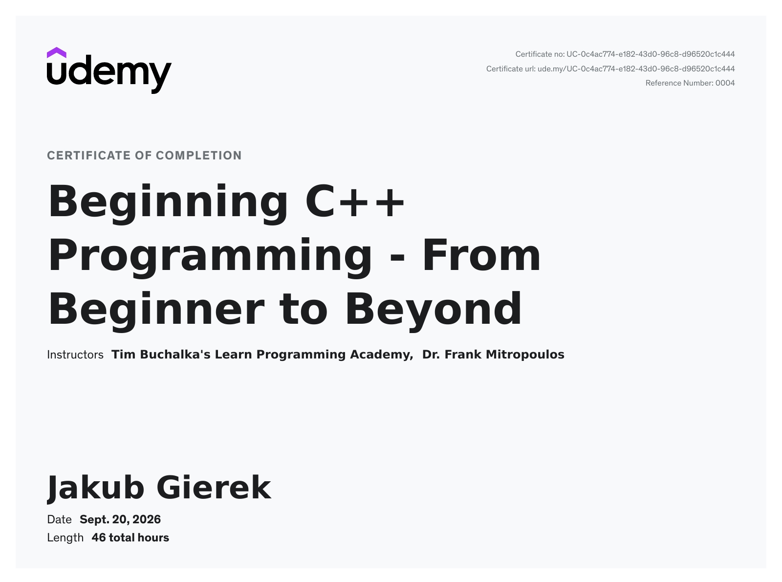 IT Essentials Certificate